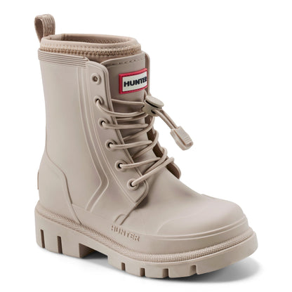 Hunter Boots Little Kids Stamp Lace-Up Waterproof Ankle Boots