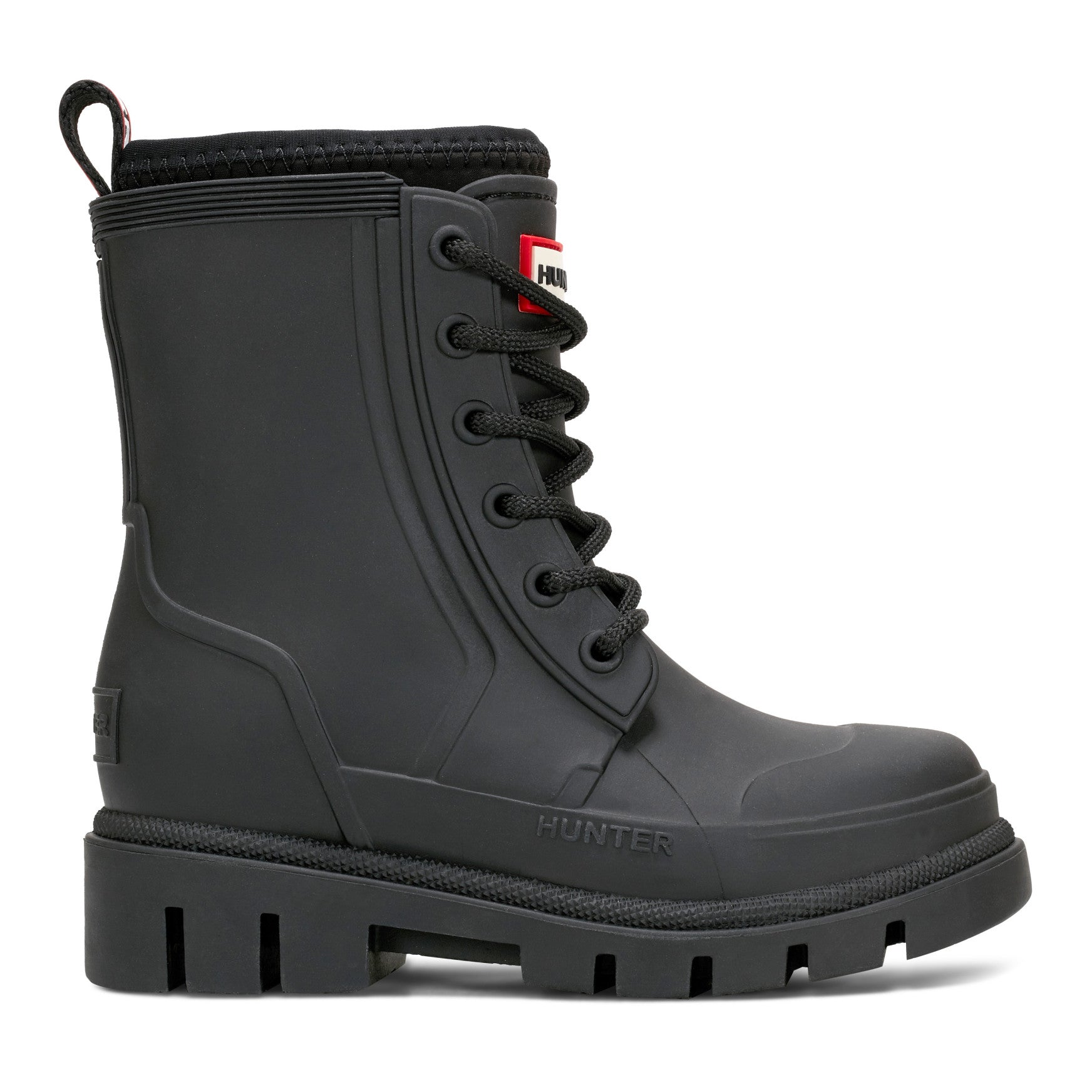 Hunter Boots Big Kids Stomper Lace-up Waterproof Ankle Boots