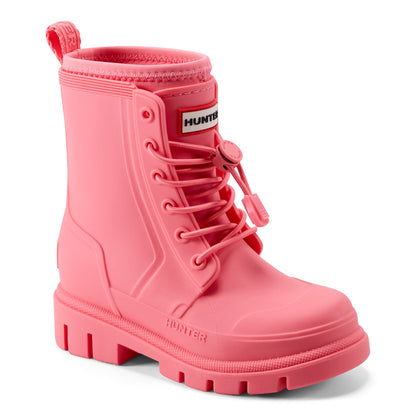 Hunter Boots Little Kids Stamp Lace-Up Waterproof Ankle Boots