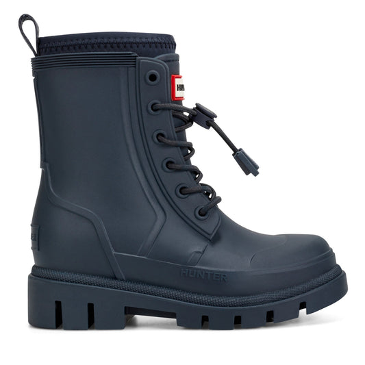 Hunter Boots Little Kids Stamp Lace-Up Waterproof Ankle Boots