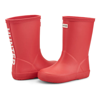 Hunter Boots Kids First Logo Rain Boots