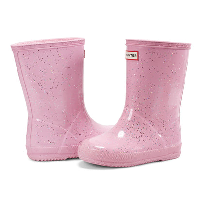 Hunter Boots Kids First Giant Glitter Insulated Waterproof Rain Boots