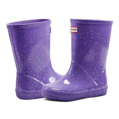 Hunter Boots Kids First Giant Glitter Rain Boots