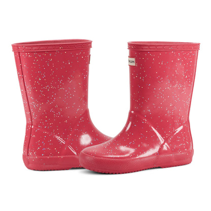Hunter Boots Kids First Giant Glitter Rain Boots