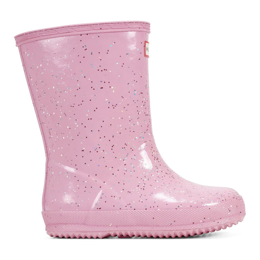 Hunter Boots Kids First Giant Glitter Insulated Waterproof Rain Boots