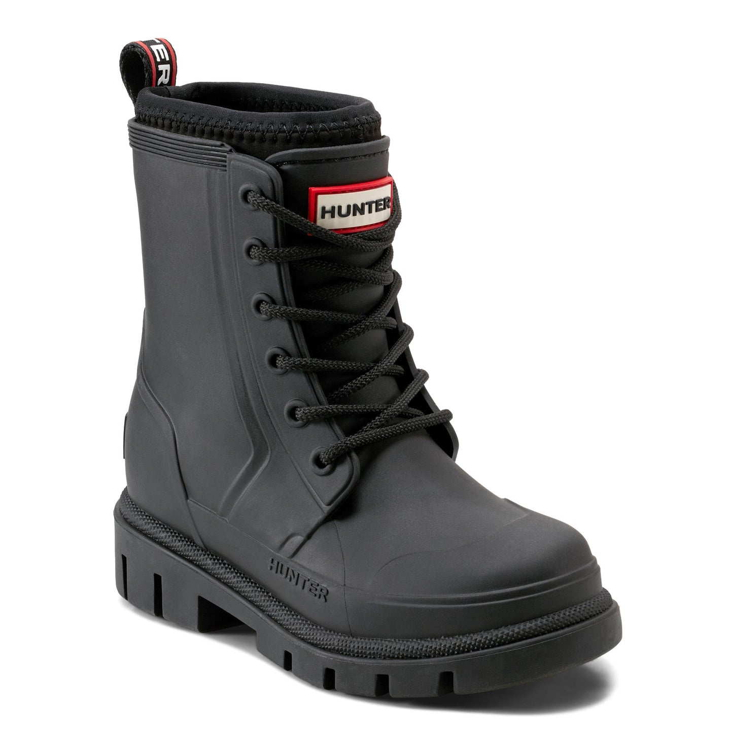 Hunter Boots Big Kids Stomper Lace-up Waterproof Ankle Boots
