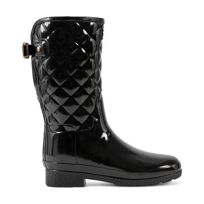 Hunter Boots Adjustable Quilted Refined Slim Fit Short Rain Boots