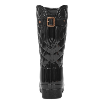 Hunter Boots Adjustable Quilted Refined Slim Fit Short Rain Boots