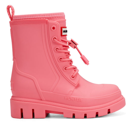 Hunter Boots Little Kids Stamp Lace-Up Waterproof Ankle Boots