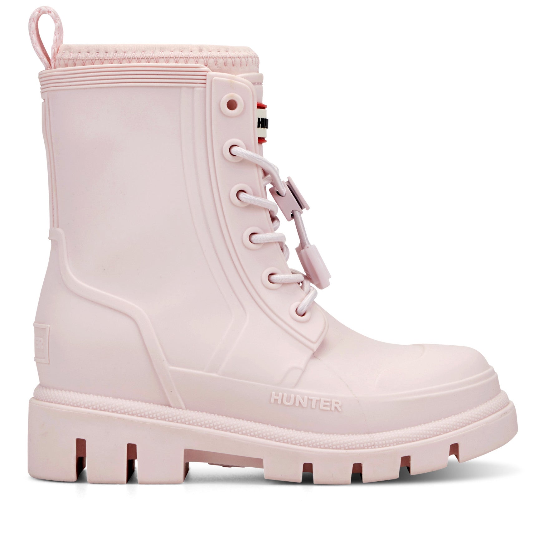 Hunter Boots Little Kids Stamp Lace-Up Waterproof Ankle Boots