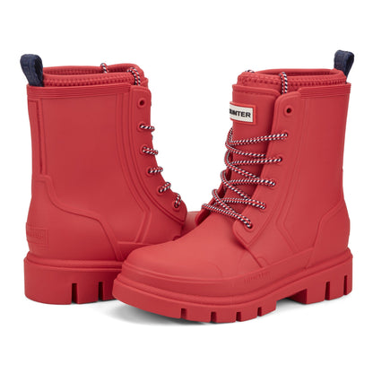 Hunter Boots Big Kids Stomper Lace-up Waterproof Ankle Boots