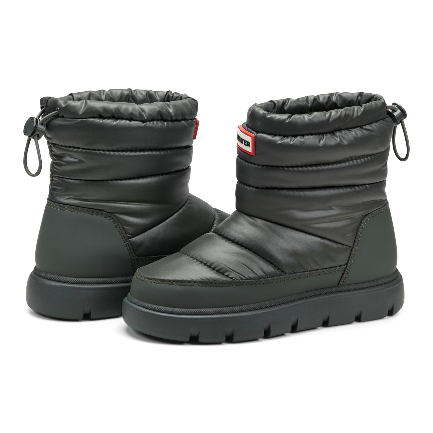 Hunter Boots Big Kids Cuddle Lug Sole Insulated Waterproof Snow Booties