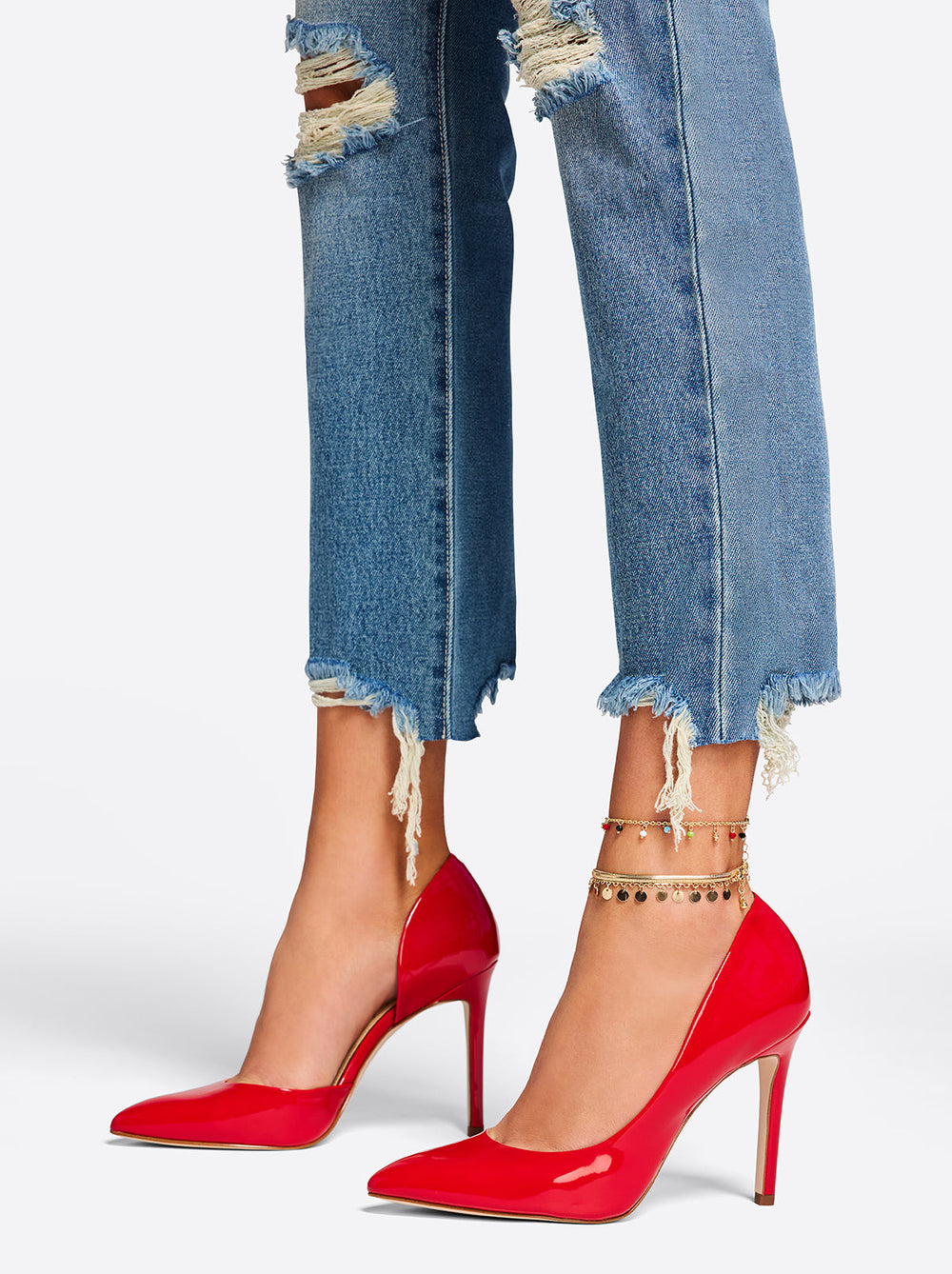 Women Prizma D'Orsay Pump - Red Patent | Jessica Simpson