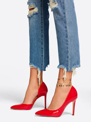 Women Prizma D'Orsay Pump - Red Patent | Jessica Simpson