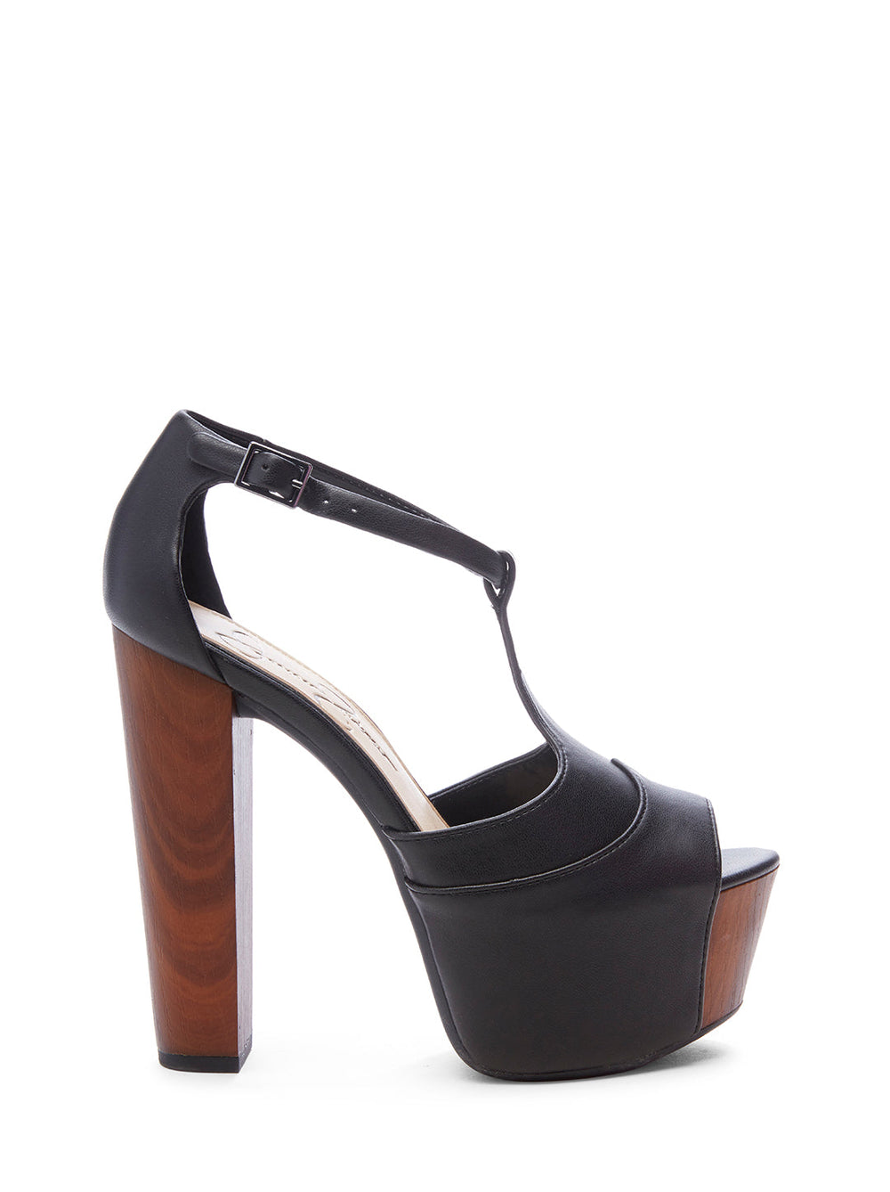 Women Dany T-Strap Platform Sandal - Black | Jessica Simpson