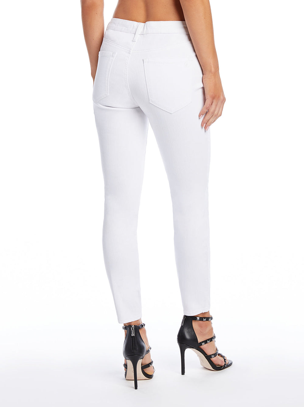 Women Adored Ankle Skinny Jeans - White | Jessica Simpson