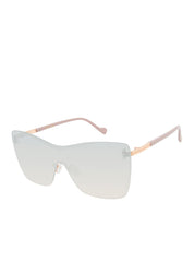 Accessories Glamorous Frameless Shield Sunglasses - Rose Gold | Jessica Simpson