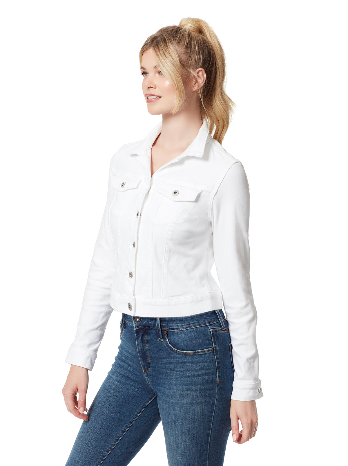 Women Pixie Jacket - White | Jessica Simpson