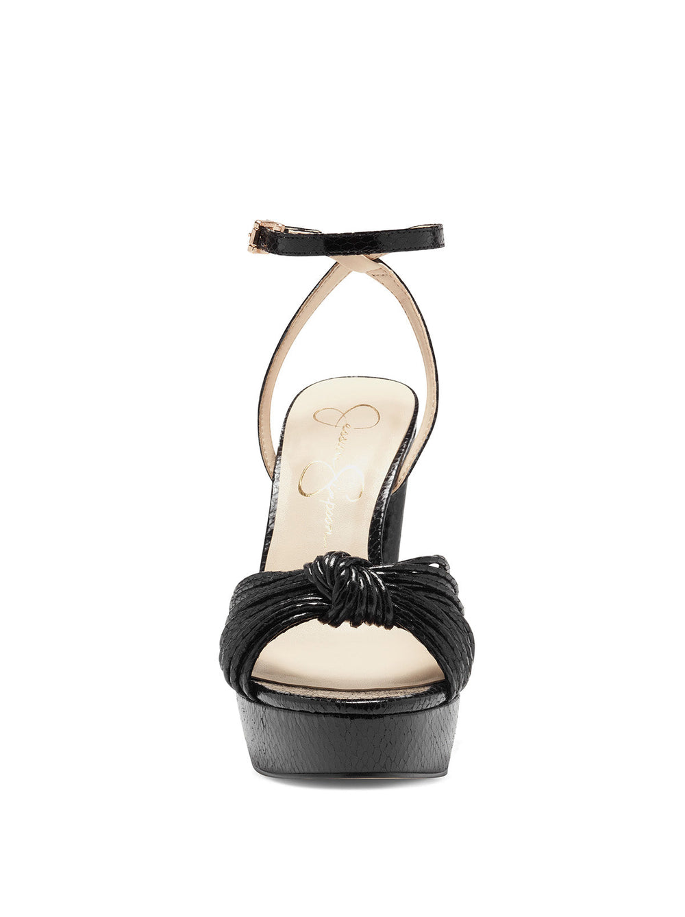 Women Immie Platform Sandal - Black Snake | Jessica Simpson