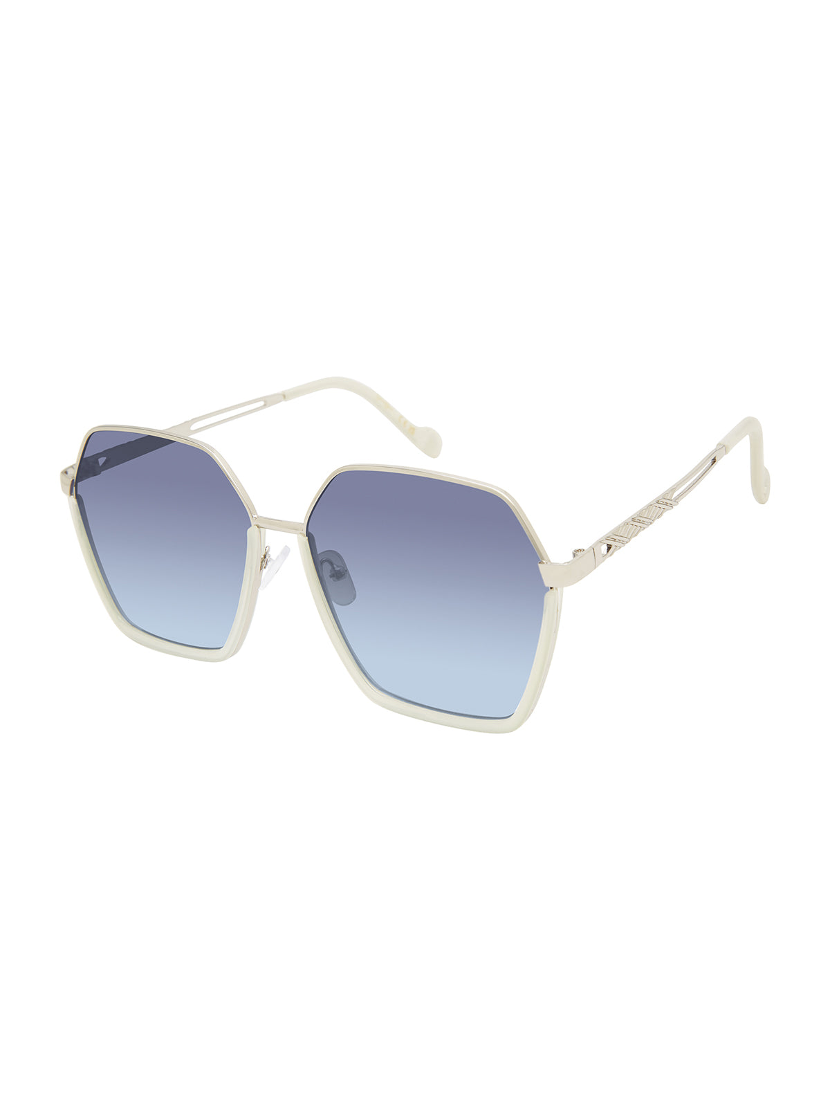 Accessories Geometric Metal Sunglasses - Silver | Jessica Simpson
