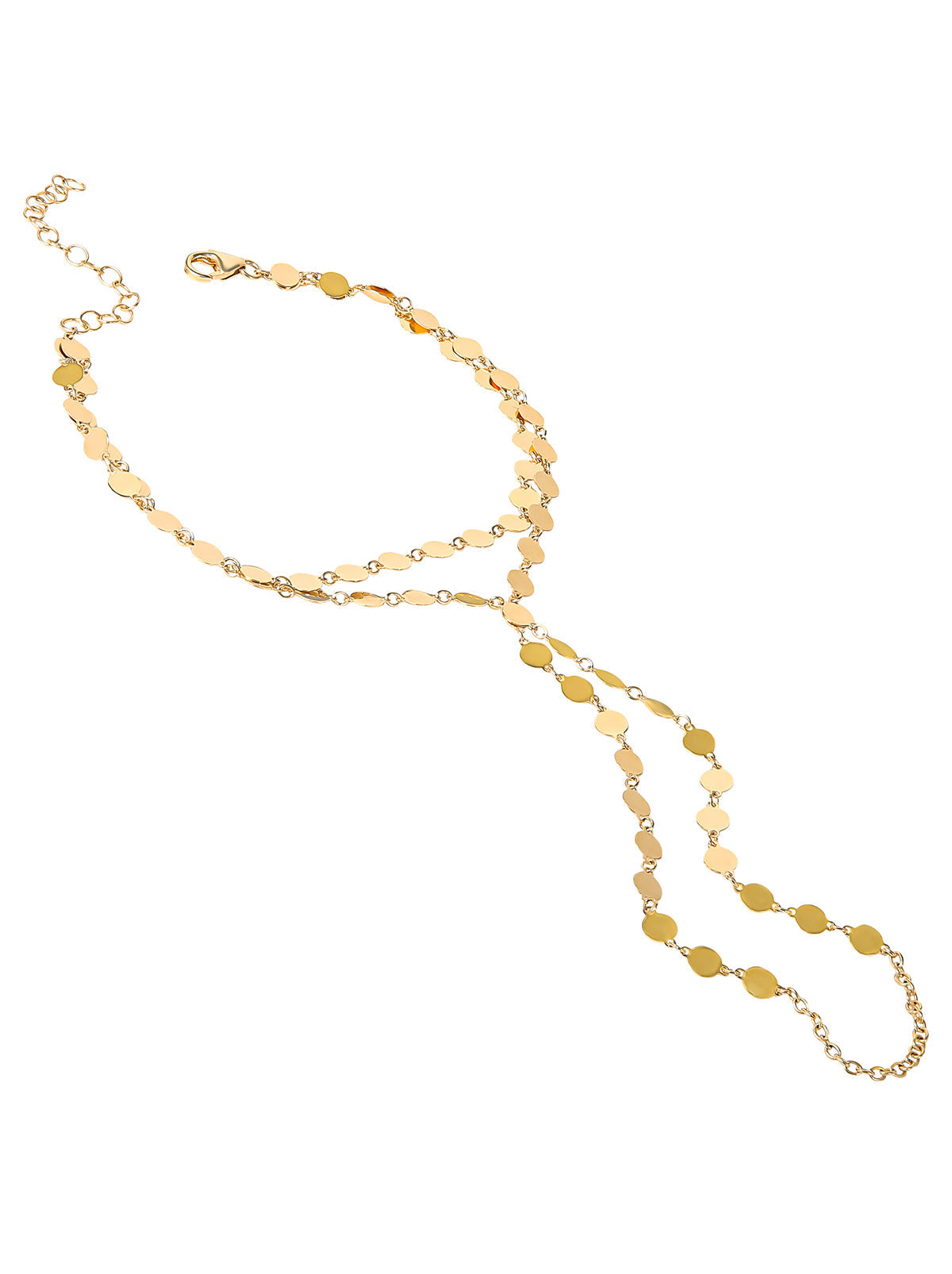 Accessories Demi Fine Hand Chain - Gold Confetti | Jessica Simpson