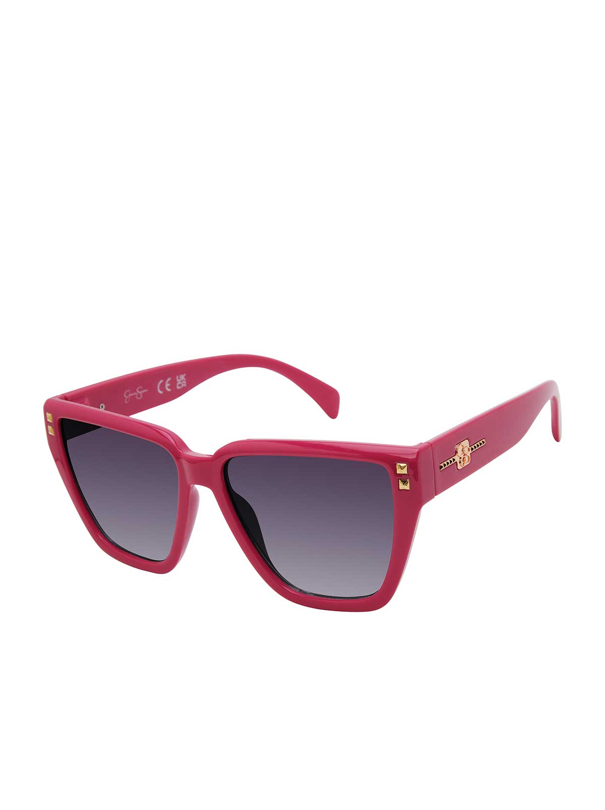 Accessories Star Studded Cat Eye Sunglasses - Fuchsia | Jessica Simpson