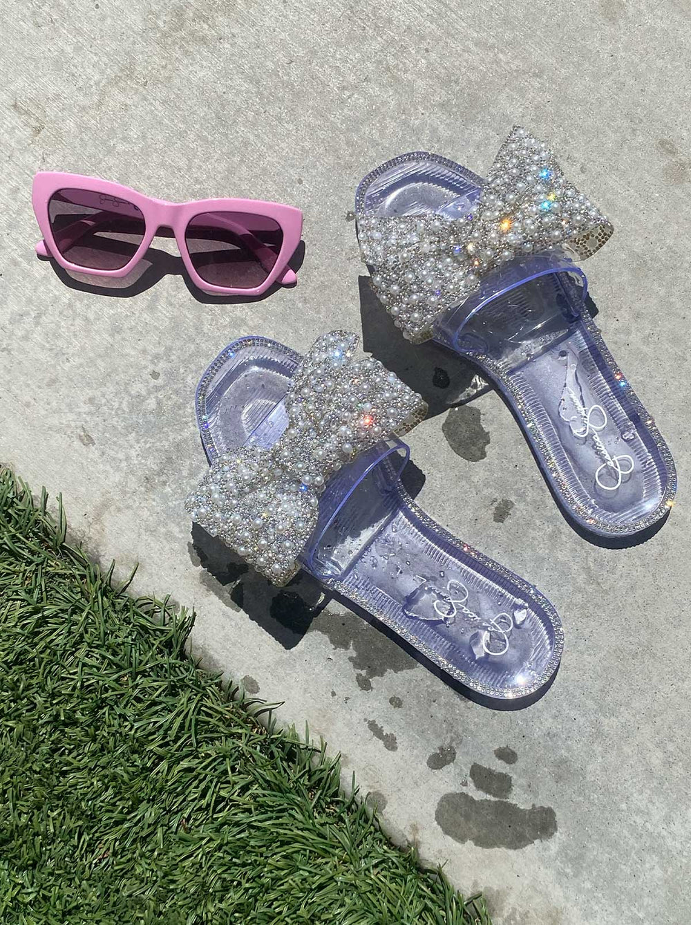 Accessories Vintage Cat Eye Sunglasses - Pink | Jessica Simpson