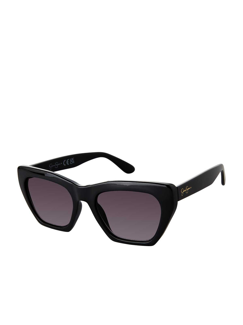 Accessories Vintage Cat Eye Sunglasses - Black | Jessica Simpson