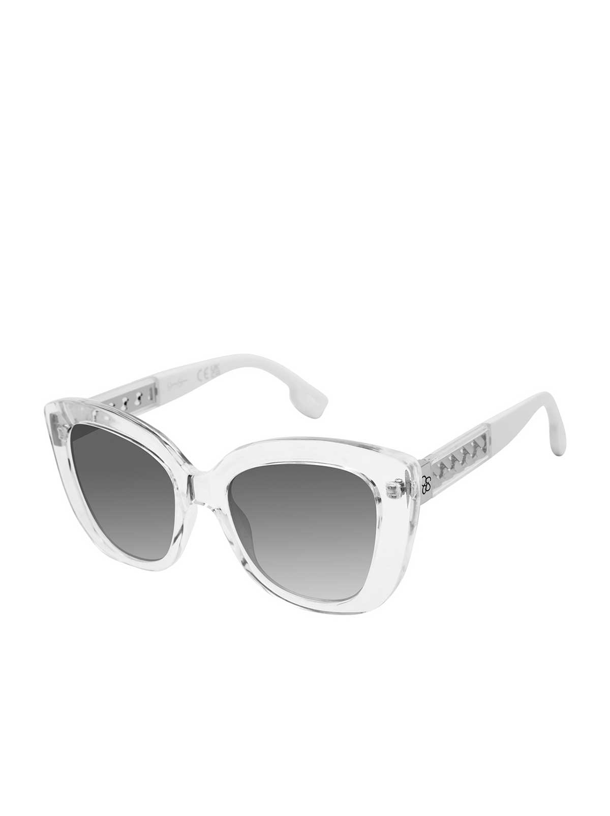 Accessories Glamorous Cat Eye Sunglasses - Crystal & Clear | Jessica Simpson