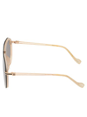 Accessories Metal Aviator Sunglasses - Nude | Jessica Simpson