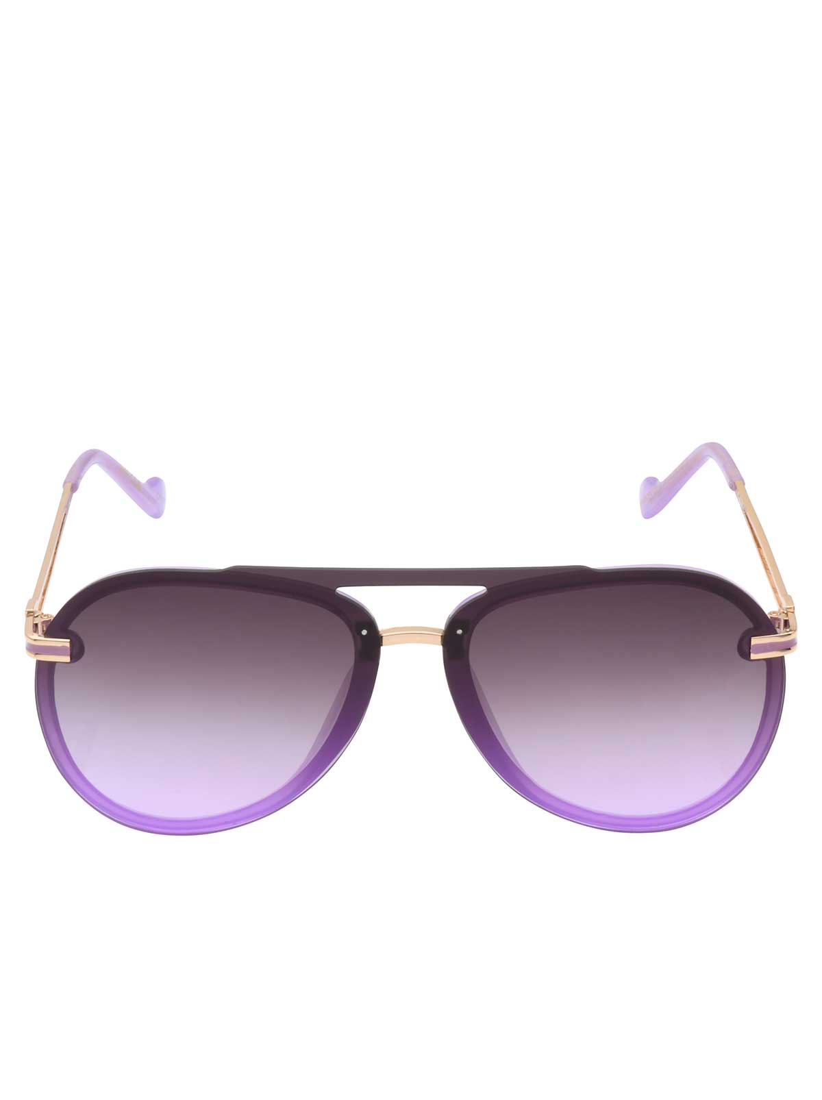 Accessories Metal Aviator Sunglasses - Light Purple | Jessica Simpson