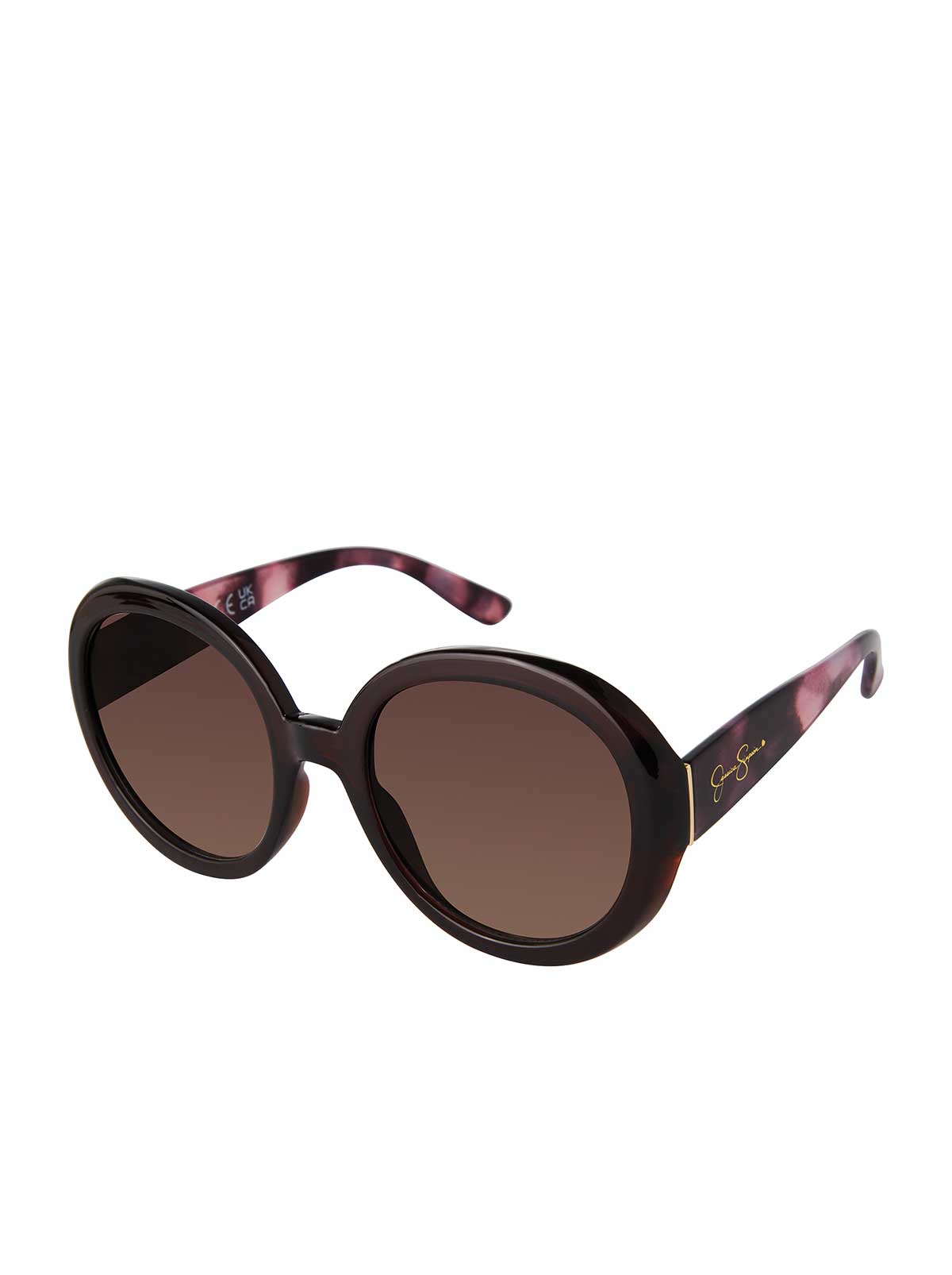 Accessories Oversized Fashionable Round Sunglasses - Tortoise | Jessica Simpson