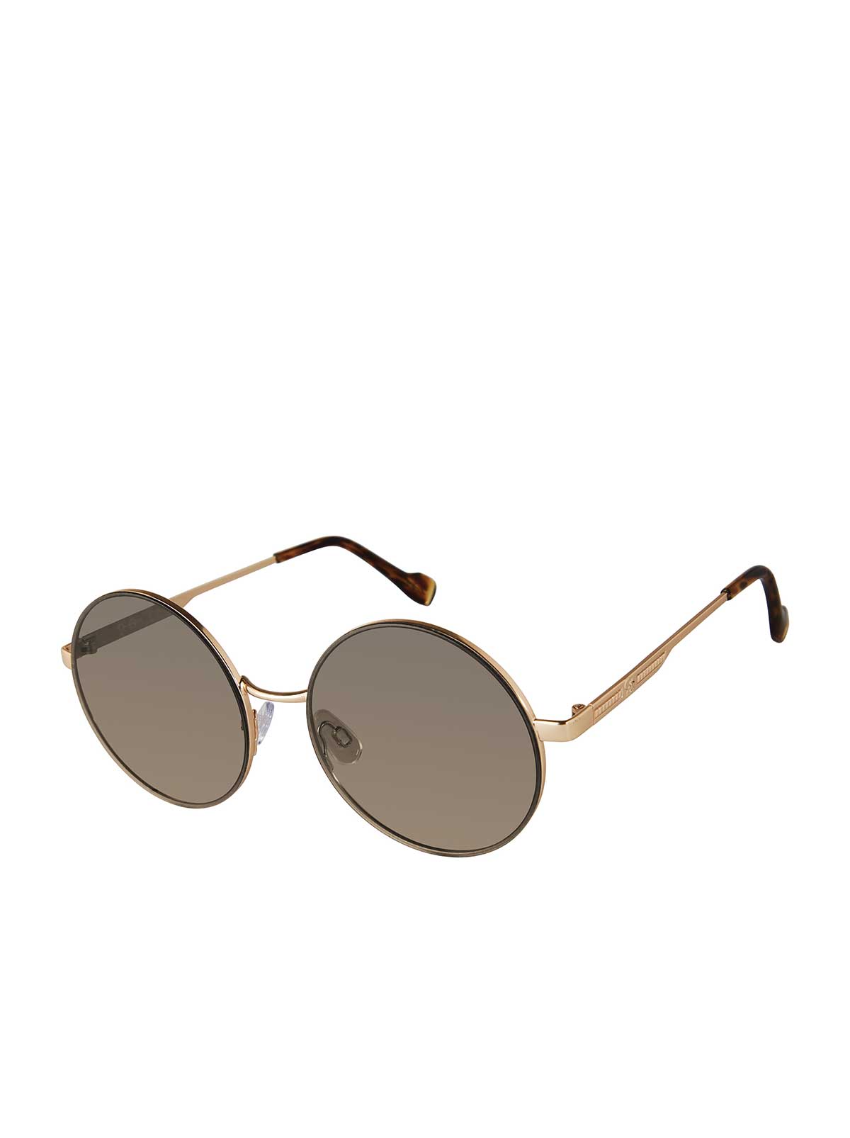 Accessories Vintage Metal Round Sunglasses - Gold & Tortoise | Jessica Simpson