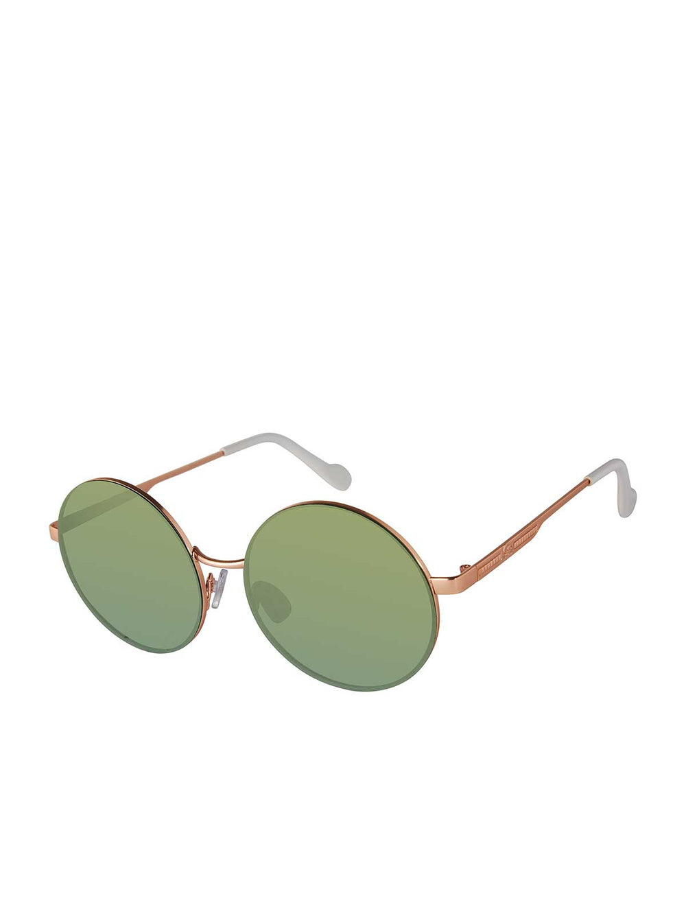 Accessories Vintage Metal Round Sunglasses - Rose Gold & White | Jessica Simpson