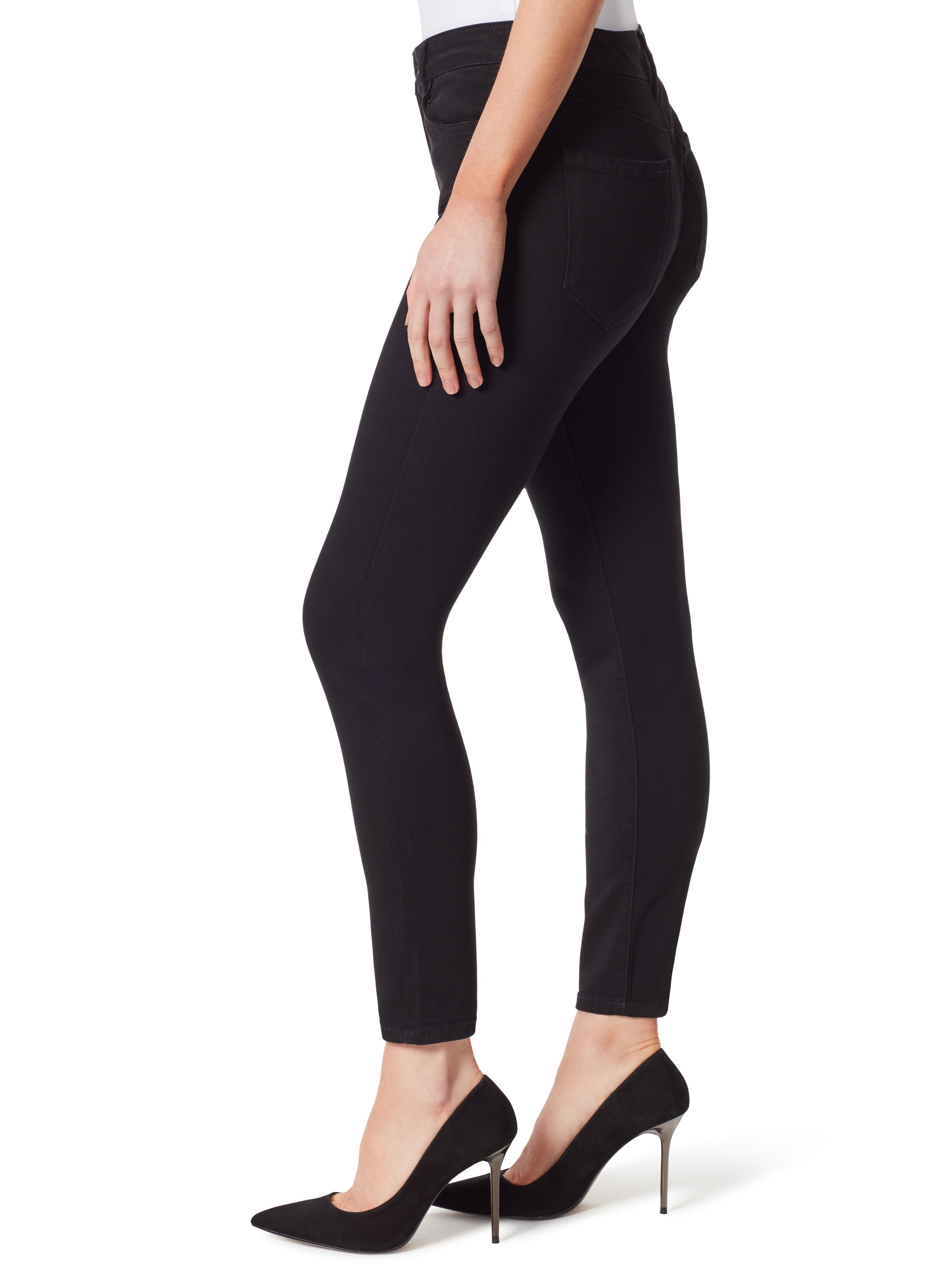 Women Adored High Rise Ankle Skinny Jeans - Black | Jessica Simpson