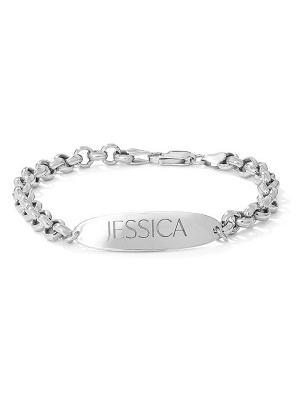 Accessories Personalized ID Bracelet - Sterling Silver | Jessica Simpson