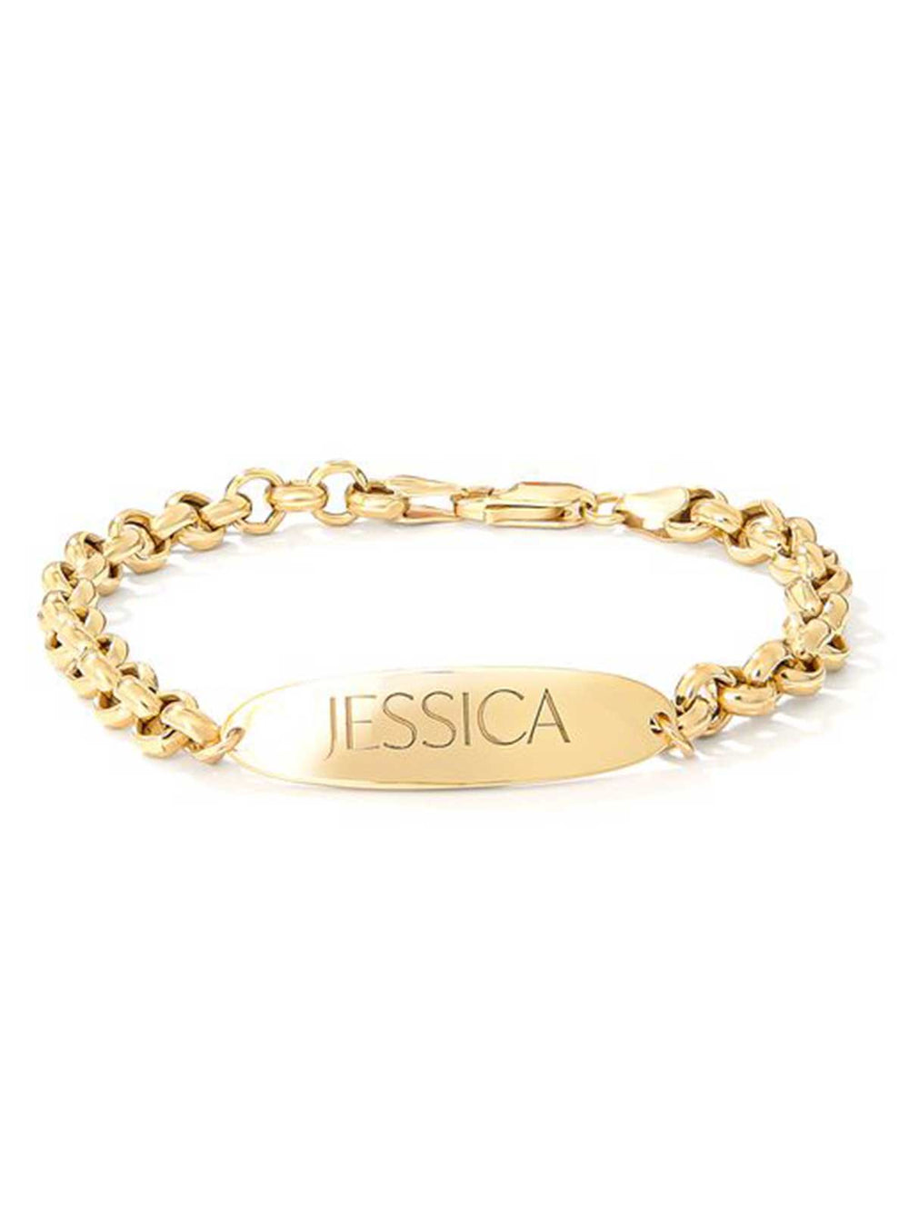 Accessories Personalized ID Bracelet - 18K Gold Plated | Jessica Simpson