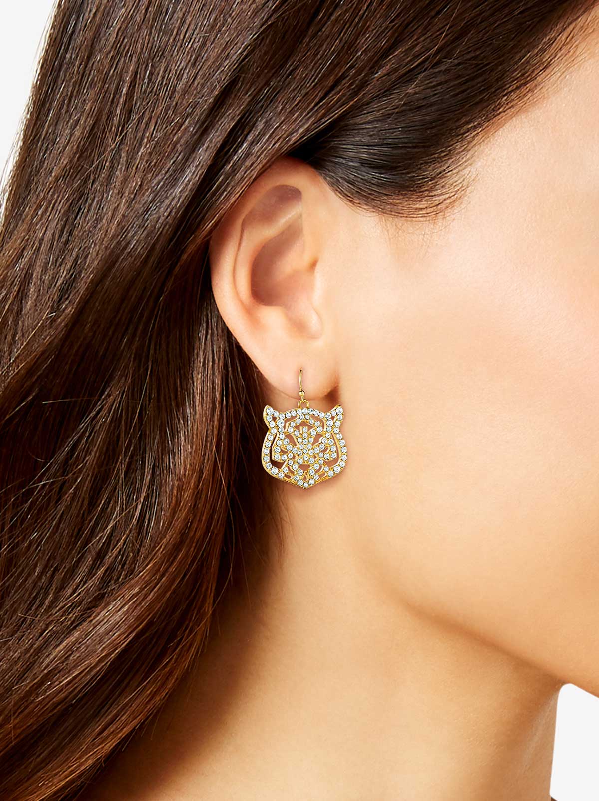 Accessories Tiger Drop Earrings | Jessica Simpson