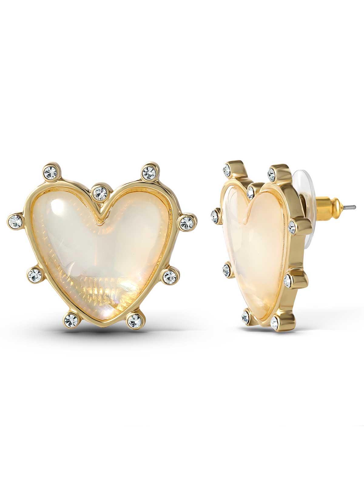 Accessories Heart Stud Earrings | Jessica Simpson