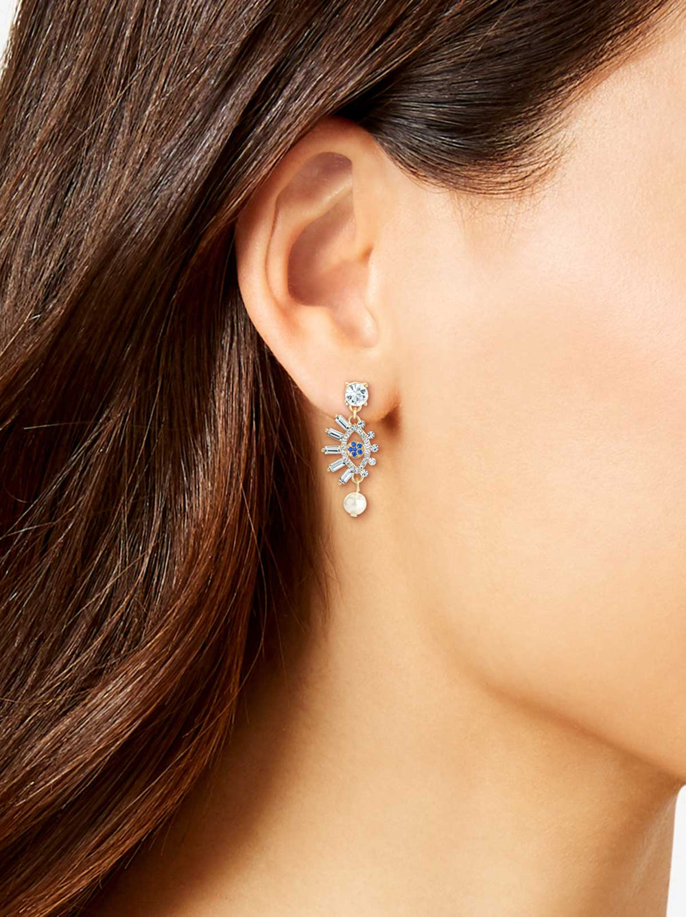 Accessories Evil Eye Dangle Earrings | Jessica Simpson