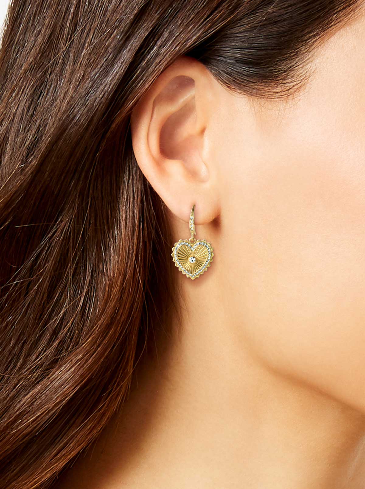 Accessories Heart Drop Earrings | Jessica Simpson