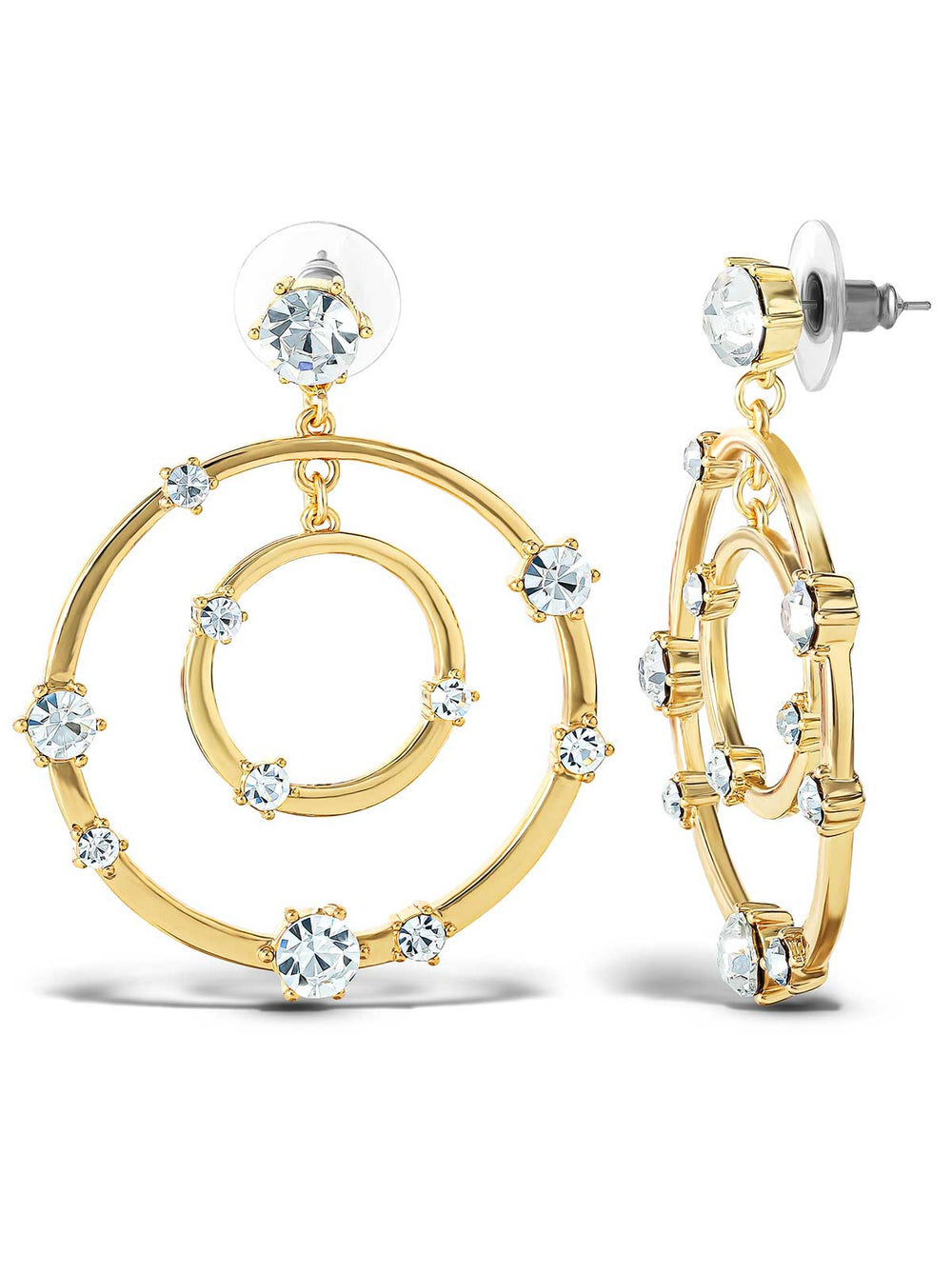 Accessories Orbital Crystal Drop Earrings | Jessica Simpson