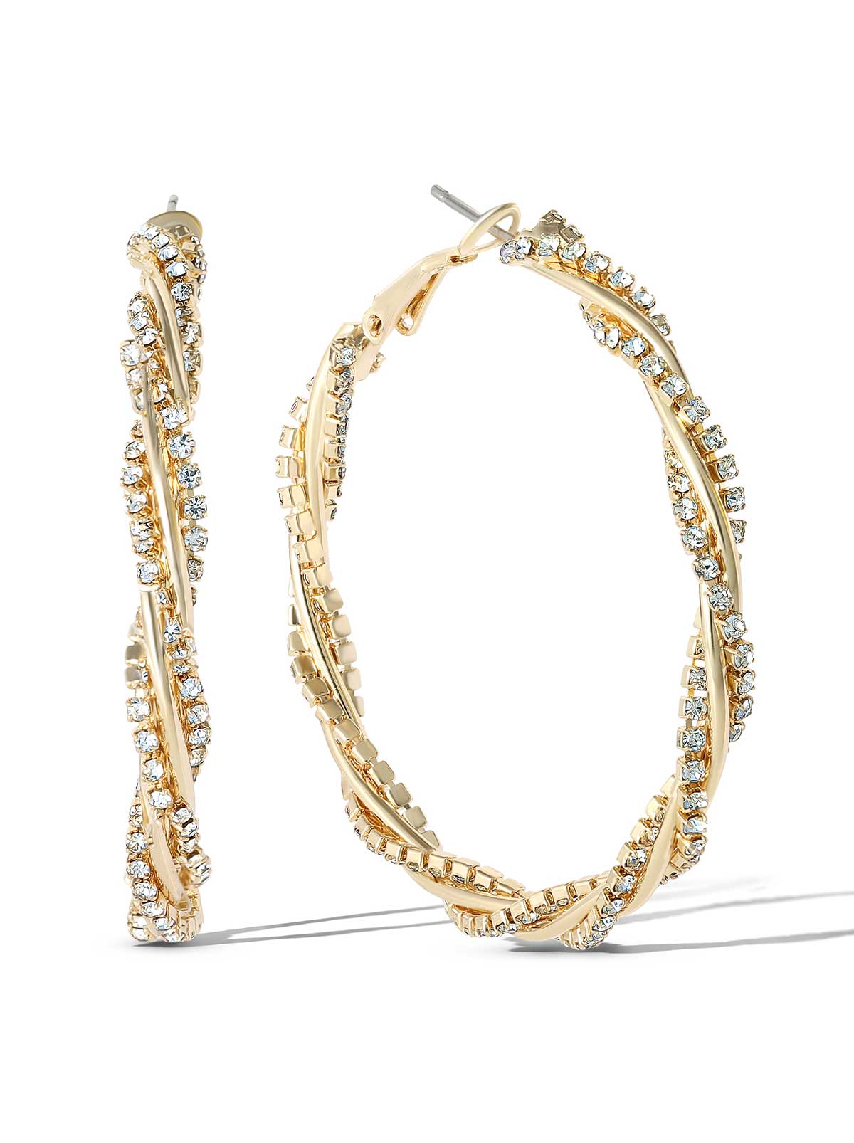 Accessories Spiral Hoop Earrings | Jessica Simpson
