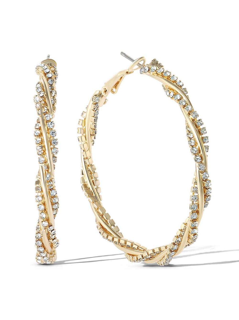 Accessories Spiral Hoop Earrings | Jessica Simpson