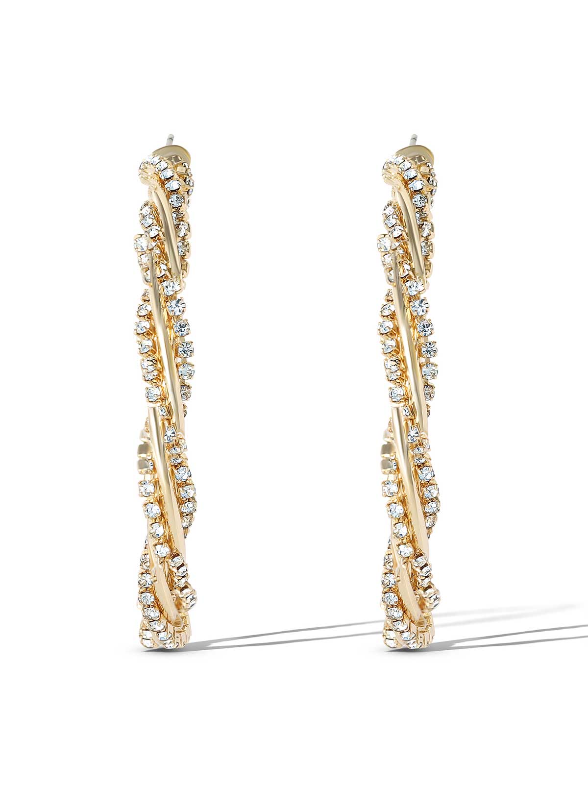 Accessories Spiral Hoop Earrings | Jessica Simpson