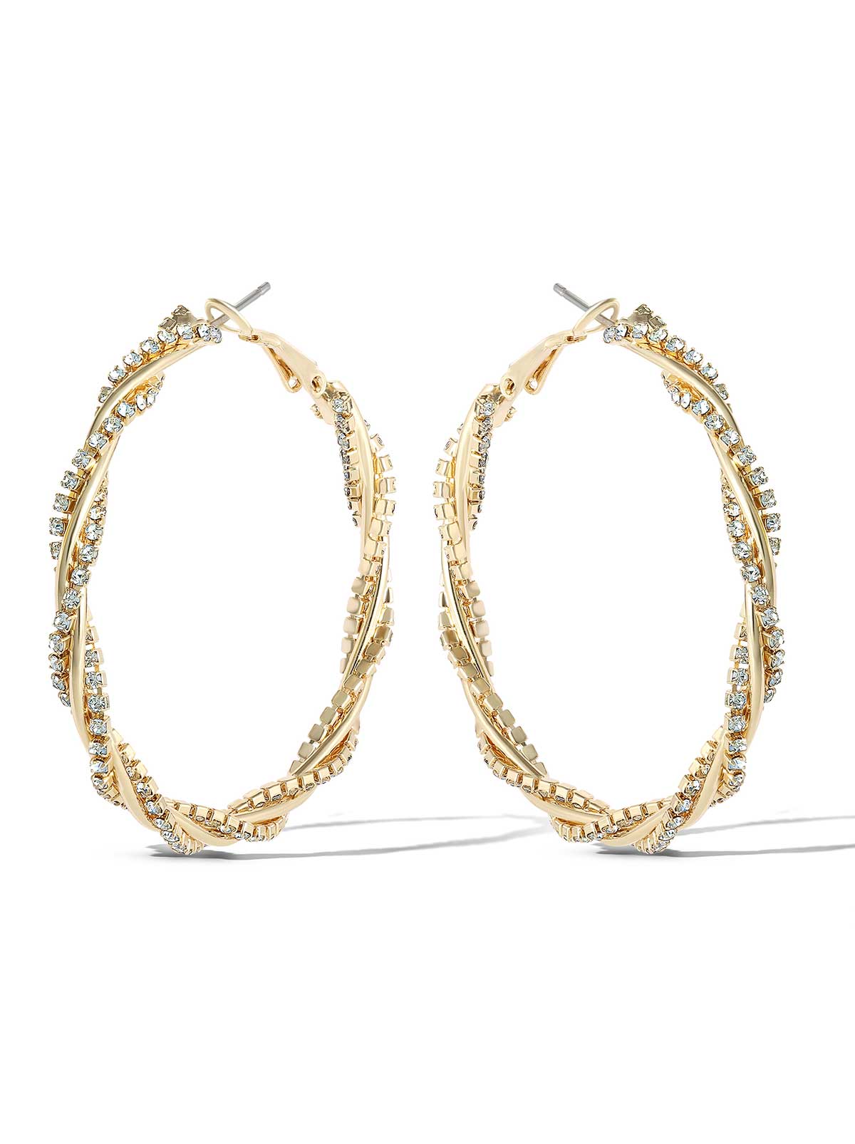 Accessories Spiral Hoop Earrings | Jessica Simpson