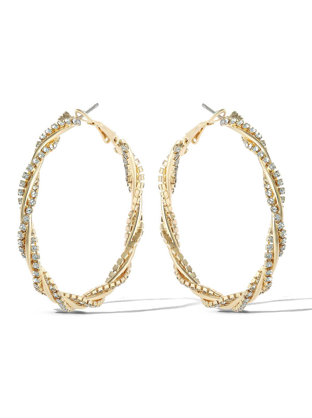 Accessories Spiral Hoop Earrings | Jessica Simpson
