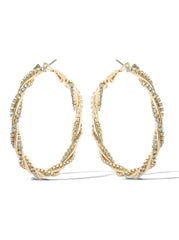 Accessories Spiral Hoop Earrings | Jessica Simpson