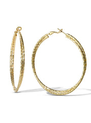 Accessories Double Hoop Faceted Earrings | Jessica Simpson