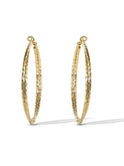 Accessories Double Hoop Faceted Earrings | Jessica Simpson